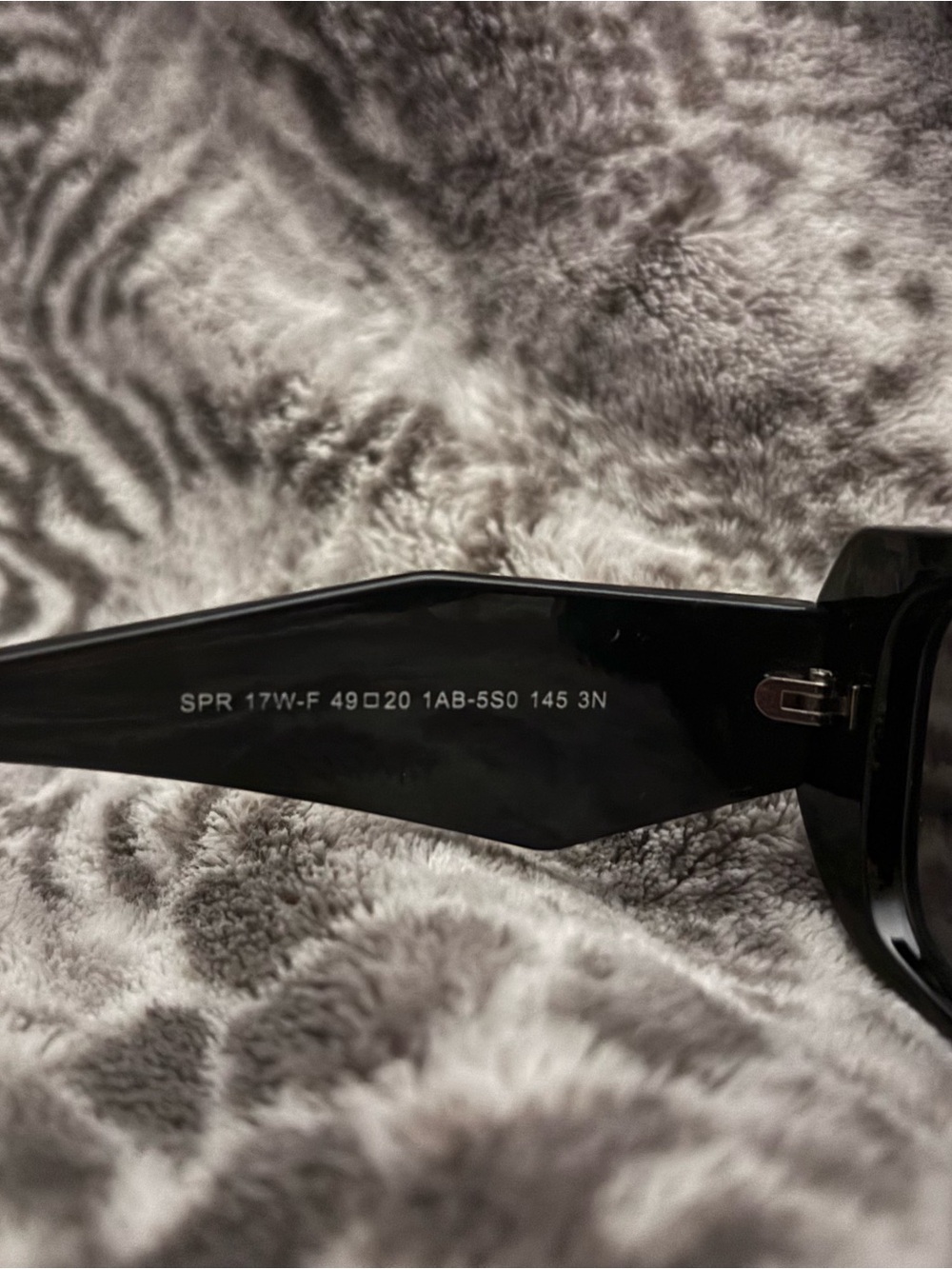 Prada Glossy Black Sunglasses Arm with Logo - Picture 3 of 4